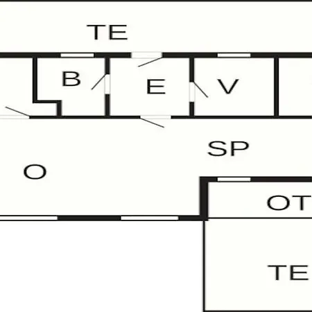 펜션 6 Person In Ulfborg Fjand Gårde